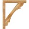 Ekena Millwork Olympic Block Rough Sawn Bracket w/ Offset Brace, Western Red Cedar, 6"W x 36"D x 44"H BKT0604X36X44OLY05RWR - alternate 4